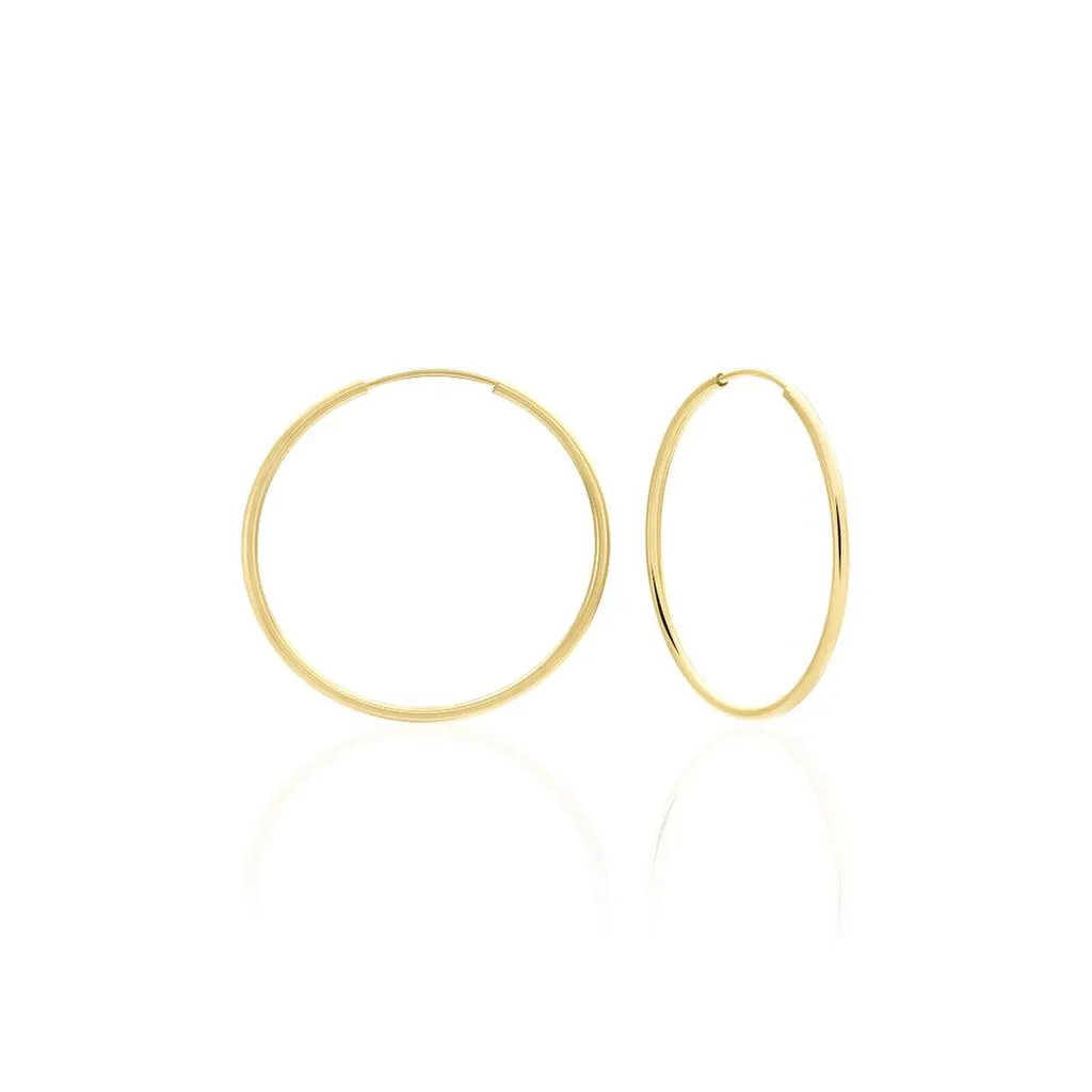 Histoire D'Or Créoles Dominae Or Jaune 3 Histoire D'Or Créoles Dominae Or Jaune