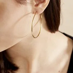 Histoire D'Or Créoles Verania Or Jaune -Boucles d'oreilles Bracelet Soldes B7OFJW00R4 model1