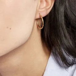 Histoire D'Or Créoles Verania Or Jaune -Boucles d'oreilles Bracelet Soldes B7OFJW00R5 model0