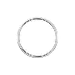 Histoire D'Or Alliance Rominus Ruban Plat Palladium Blanc -Boucles d'oreilles Bracelet Soldes BEAHBW00EI view2