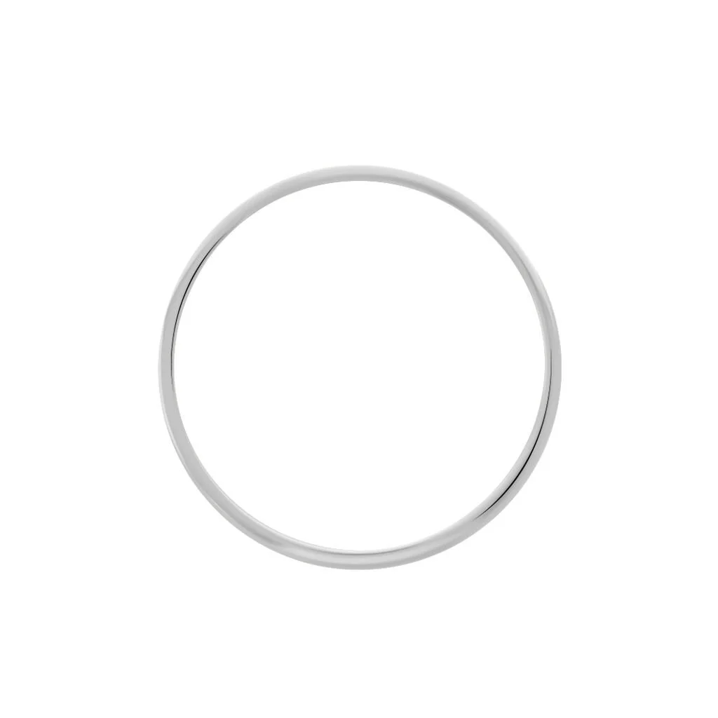 Histoire D'Or Alliance Julie Ruban Classique Platine Blanc 5 Histoire D'Or Alliance Julie Ruban Classique Platine Blanc – Image 3