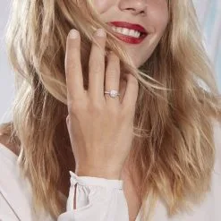 Histoire D'Or Bague Chouchou Platine Blanc Diamant -Boucles d'oreilles Bracelet Soldes BPDFBDW3W2 model0