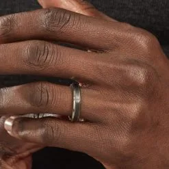 Histoire D'Or Alliance Mattias Titane Blanc -Boucles d'oreilles Bracelet Soldes BTAHBW00EV model1