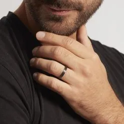 Histoire D'Or Alliance Nayhan Ruban Plat Titane Blanc -Boucles d'oreilles Bracelet Soldes BTAMBW0140 model0