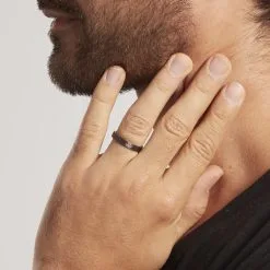 Histoire D'Or Alliance Nayhan Ruban Plat Titane Blanc -Boucles d'oreilles Bracelet Soldes BTAMBW0140 model1