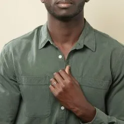 Histoire D'Or Alliance Dorianne Ruban Plat Argent Blanc -Boucles d'oreilles Bracelet Soldes FAAHBW0046 model1