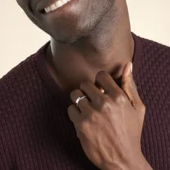 Histoire D'Or Alliance Inayah Ruban Plat Argent Blanc -Boucles d'oreilles Bracelet Soldes FAAMBW0141 model1