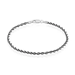 Histoire D'Or Bracelet Abie Torsade Argent Bicolore