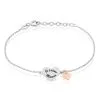 Histoire D'Or Bracelet Nathalie Argent Bicolore