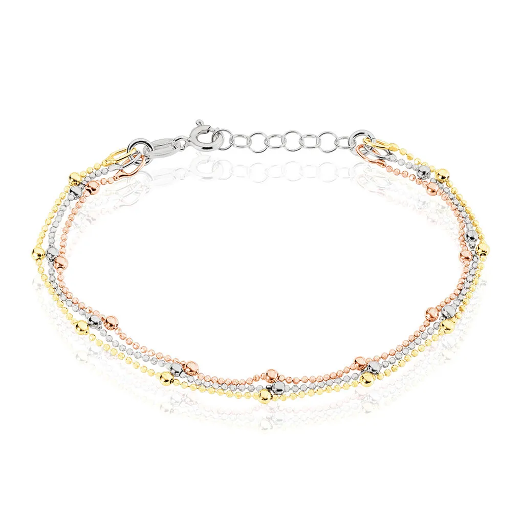 Histoire D'Or Bracelet Daralea Argent Tricolore 3 Histoire D'Or Bracelet Daralea Argent Tricolore