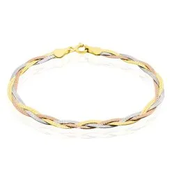 Histoire D'Or Bracelet Elae Argent Tricolore