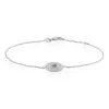 Histoire D'Or Bracelet Nyoko Argent Blanc Labradorite