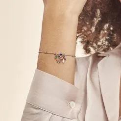 Histoire D'Or Bracelet Argent Blanc Niccolo Pierres Artificelles 9 Histoire D'Or Bracelet Argent Blanc Niccolo Pierres Artificelles -Boucles d'oreilles Bracelet Soldes FABFBLD001 model1