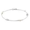 Histoire D'Or Bracelet Anilie Argent Blanc Perle De Culture Et Oxyde De Zirconium