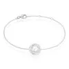 Histoire D'Or Bracelet Matilda Argent Blanc Perle De Culture Et Oxyde De Zirconium -Boucles d'oreilles Bracelet Soldes FABFBU2514 master