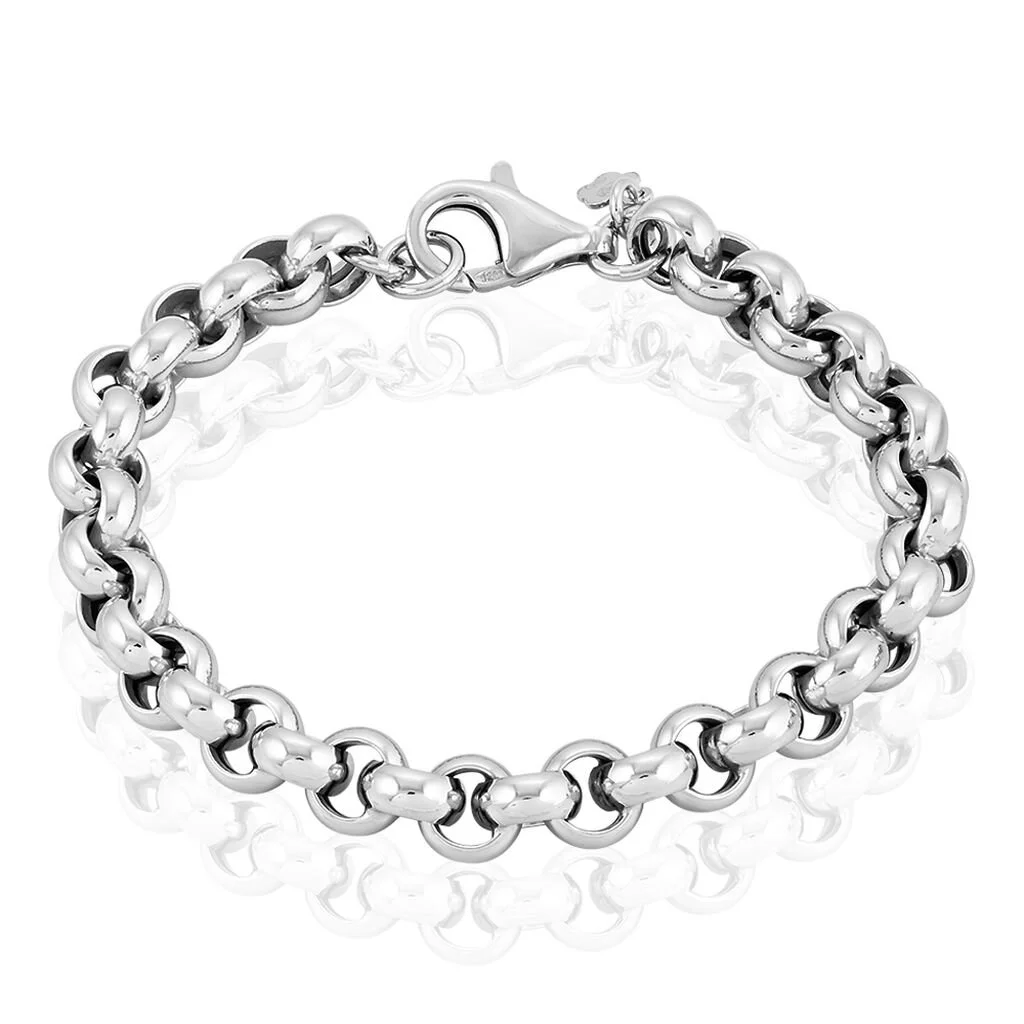 Histoire D'Or Bracelet Carola Maille Jaseron Argent Blanc 3 Histoire D'Or Bracelet Carola Maille Jaseron Argent Blanc