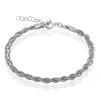 Histoire D'Or Bracelet Marie-angeline Maille Coreene Argent Blanc -Boucles d'oreilles Bracelet Soldes FABFBW00D9 master