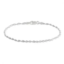Histoire D'Or Bracelet Ciana Torsade Diamante Argent Blanc