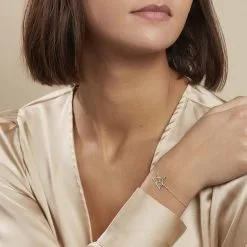 Histoire D'Or Bracelet Fidela Argent Blanc -Boucles d'oreilles Bracelet Soldes FABFBW00M8 model0