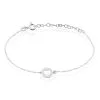 Histoire D'Or Bracelet Elenza Argent Blanc -Boucles d'oreilles Bracelet Soldes FABFBW00RT master