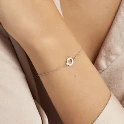 Histoire D'Or Bracelet Elenza Argent Blanc -Boucles d'oreilles Bracelet Soldes FABFBW00RT model1