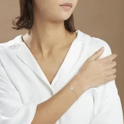 Histoire D'Or Bracelet Wiem Argent Blanc 8 Histoire D'Or Bracelet Wiem Argent Blanc -Boucles d'oreilles Bracelet Soldes FABFBW00WP model0