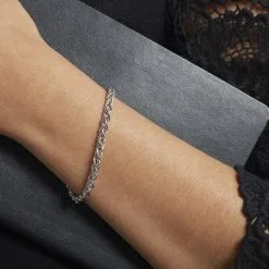 Histoire D'Or Bracelet Argent Blanc Savanne 9 Histoire D'Or Bracelet Argent Blanc Savanne -Boucles d'oreilles Bracelet Soldes FABFBW015P model1