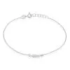 Histoire D'Or Bracelet Argent Blanc Maic -Boucles d'oreilles Bracelet Soldes FABFBW017K master