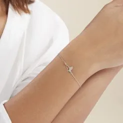 Histoire D'Or Bracelet Maria Argent Blanc -Boucles d'oreilles Bracelet Soldes FABFBW01AP model0