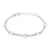 Histoire D'Or Bracelet Argent Blanc Suzy