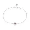 Histoire D'Or Bracelet Tania Argent Blanc Pierre De Synthese Et Oxyde De Zirconium -Boucles d'oreilles Bracelet Soldes FABFBXI044 master