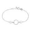 Histoire D'Or Bracelet Oria Argent Blanc Pierre De Synthese