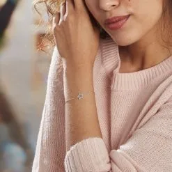 Histoire D'Or Bracelet Argent Blanc Dmitri Oxydes De Zirconium -Boucles d'oreilles Bracelet Soldes FABFBZB123 model0