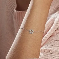 Histoire D'Or Bracelet Argent Blanc Dmitri Oxydes De Zirconium -Boucles d'oreilles Bracelet Soldes FABFBZB123 model1