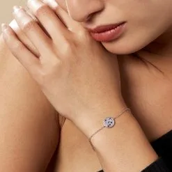 Histoire D'Or Bracelet Nelig Argent Oxyde De Zirconium -Boucles d'oreilles Bracelet Soldes FABFBZB125 model1