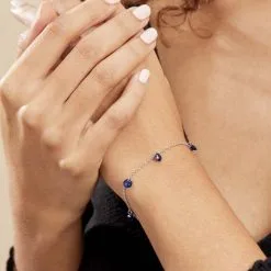 Histoire D'Or Bracelet Lidiwine Argent Blanc Oxyde -Boucles d'oreilles Bracelet Soldes FABFBZB131 model0