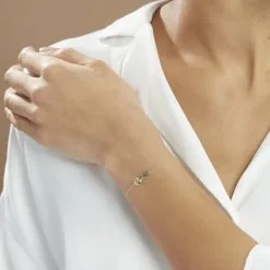 Histoire D'Or Bracelet Argent Blanc Brenna Oxydes De Zirconium -Boucles d'oreilles Bracelet Soldes FABFBZV013 model0