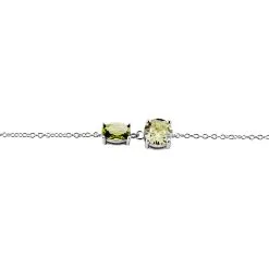 Histoire D'Or Bracelet Argent Blanc Brenna Oxydes De Zirconium -Boucles d'oreilles Bracelet Soldes FABFBZV013 view1