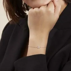 Histoire D'Or Bracelet Paesie Argent Blanc Oxyde De Zirconium -Boucles d'oreilles Bracelet Soldes FABFBZW00G model0