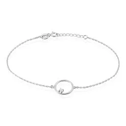 Histoire D'Or Bracelet Anas Argent Blanc Oxyde De Zirconium