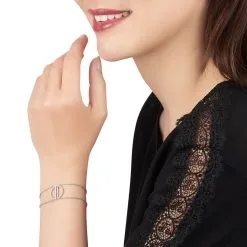 Histoire D'Or Bracelet Carmen Argent Blanc Oxyde De Zirconium -Boucles d'oreilles Bracelet Soldes FABFBZW03Z model0