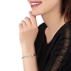 Histoire D'Or Bracelet Jonc Deva Argent Blanc Oxyde De Zirconium 9 Histoire D'Or Bracelet Jonc Deva Argent Blanc Oxyde De Zirconium -Boucles d'oreilles Bracelet Soldes FABFBZW04F model0