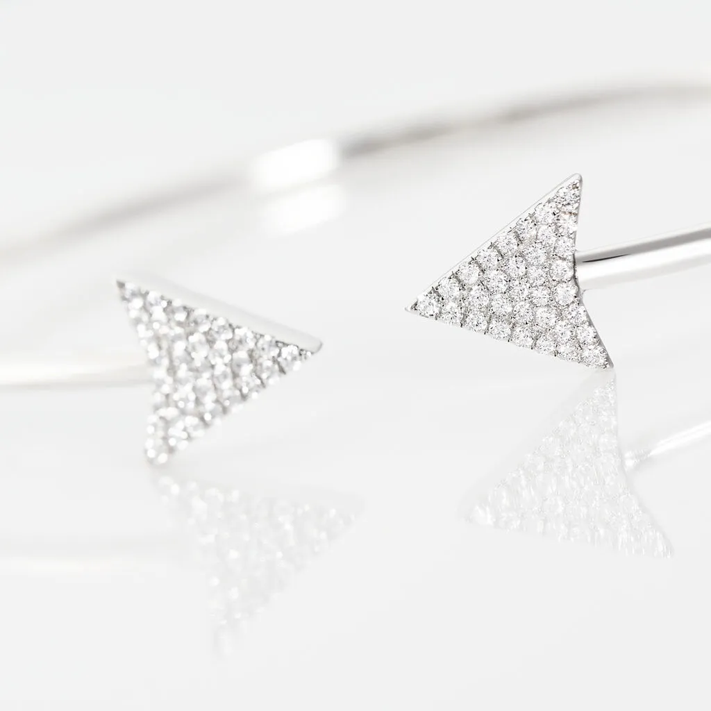 Histoire D'Or Bracelet Jonc Deva Argent Blanc Oxyde De Zirconium 5 Histoire D'Or Bracelet Jonc Deva Argent Blanc Oxyde De Zirconium – Image 3