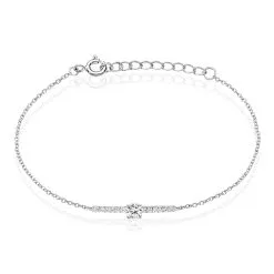 Histoire D'Or Bracelet Tovia Argent Blanc Oxyde De Zirconium