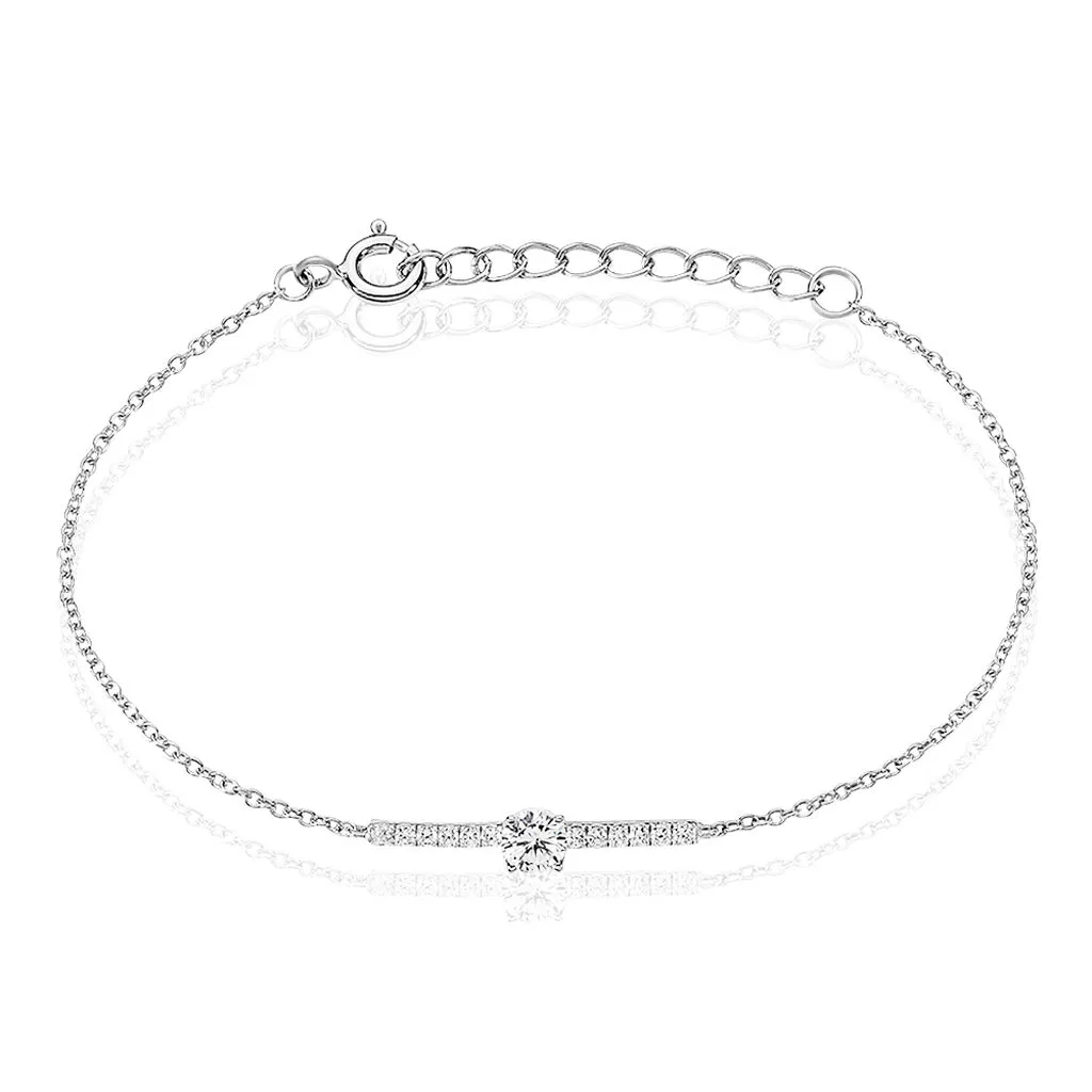 Histoire D'Or Bracelet Tovia Argent Blanc Oxyde De Zirconium 3 Histoire D'Or Bracelet Tovia Argent Blanc Oxyde De Zirconium