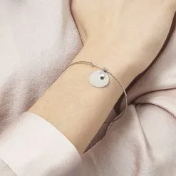 Histoire D'Or Bracelet Jonc Paula Argent Blanc Oxyde De Zirconium -Boucles d'oreilles Bracelet Soldes FABFBZW087 model1