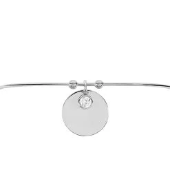 Histoire D'Or Bracelet Jonc Paula Argent Blanc Oxyde De Zirconium -Boucles d'oreilles Bracelet Soldes FABFBZW087 view1