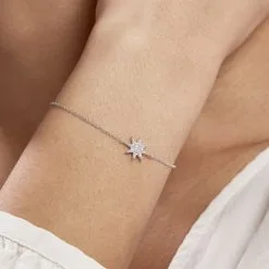 Histoire D'Or Bracelet Sarida Argent Blanc Oxyde De Zirconium -Boucles d'oreilles Bracelet Soldes FABFBZW0G2 model1