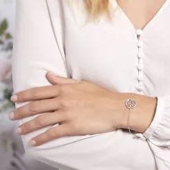 Histoire D'Or Bracelet Argent Plantain Oxydes De Zirconium -Boucles d'oreilles Bracelet Soldes FABFBZW0UM model0