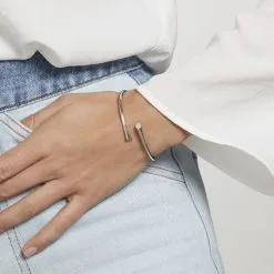 Histoire D'Or Bracelet Jonc Vivo Argent Oxyde De Zirconium -Boucles d'oreilles Bracelet Soldes FABFBZW0X7 model0